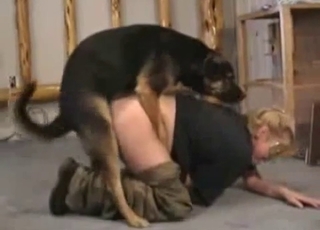 Man fucked hard by his amazing stallion