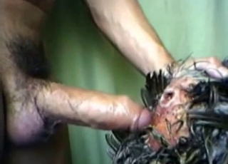 Nice cock is getting fucked by a male big dick